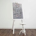 Tablou decorativ, FAMOUSART-059, 100% SUEDE CANVAS / Size: 45 x 70 cm / Frame: 100% Wooden (Thickness: 3 cm), Multicolor