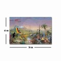 Tablou decorativ, FAMOUSART-060, Dimensiune: 45 x 70 cm, Multicolor
