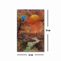 Tablou decorativ, FAMOUSART-061, Dimensiune: 45 x 70 cm, Multicolor