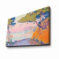 Tablou decorativ, FAMOUSART-065, 100% SUEDE CANVAS / Size: 45 x 70 cm / Frame: 100% Wooden (Thickness: 3 cm), Multicolor