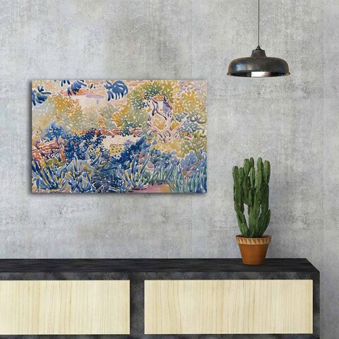 Tablou decorativ, FAMOUSART-067, Dimensiune: 45 x 70 cm, Multicolor