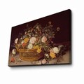 Tablou decorativ, FAMOUSART-069, 100% SUEDE CANVAS / Size: 45 x 70 cm / Frame: 100% Wooden (Thickness: 3 cm), Multicolor