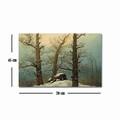 Tablou decorativ, FAMOUSART-072, 100% SUEDE CANVAS / Size: 45 x 70 cm / Frame: 100% Wooden (Thickness: 3 cm), Multicolor