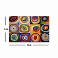 Tablou decorativ, FAMOUSART-075, 100% SUEDE CANVAS / Size: 45 x 70 cm / Frame: 100% Wooden (Thickness: 3 cm), Multicolor