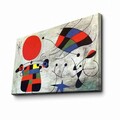 Tablou decorativ, FAMOUSART-078, 100% SUEDE CANVAS / Size: 45 x 70 cm / Frame: 100% Wooden (Thickness: 3 cm), Multicolor