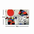 Tablou decorativ, FAMOUSART-078, 100% SUEDE CANVAS / Size: 45 x 70 cm / Frame: 100% Wooden (Thickness: 3 cm), Multicolor