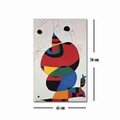 Tablou decorativ, FAMOUSART-079, 100% SUEDE CANVAS / Size: 45 x 70 cm / Frame: 100% Wooden (Thickness: 3 cm), Multicolor