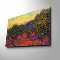Tablou decorativ, FAMOUSART-08, 100% SUEDE CANVAS / Size: 45 x 70 cm / Frame: 100% Wooden (Thickness: 3 cm), Multicolor