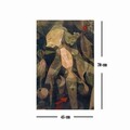 Tablou decorativ, FAMOUSART-080, Dimensiune: 45 x 70 cm, Multicolor