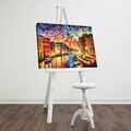 Tablou decorativ, FAMOUSART-081, 100% SUEDE CANVAS / Size: 45 x 70 cm / Frame: 100% Wooden (Thickness: 3 cm), Multicolor