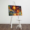 Tablou decorativ, FAMOUSART-082, 100% SUEDE CANVAS / Size: 45 x 70 cm / Frame: 100% Wooden (Thickness: 3 cm), Multicolor