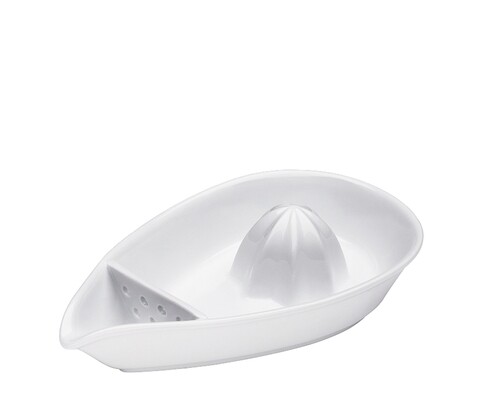 Storcator citrice Zitronnen, Kuchenprofi, 20.3 x 12 cm, portelan, alb