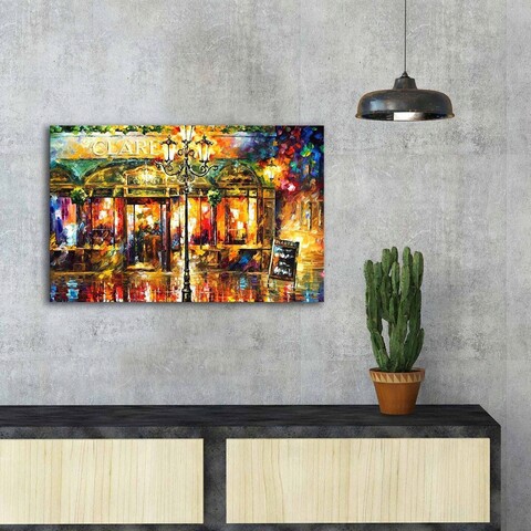 Tablou decorativ, FAMOUSART-086, 100% SUEDE CANVAS / Size: 45 x 70 cm / Frame: 100% Wooden (Thickness: 3 cm), Multicolor