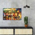 Tablou decorativ, FAMOUSART-086, 100% SUEDE CANVAS / Size: 45 x 70 cm / Frame: 100% Wooden (Thickness: 3 cm), Multicolor