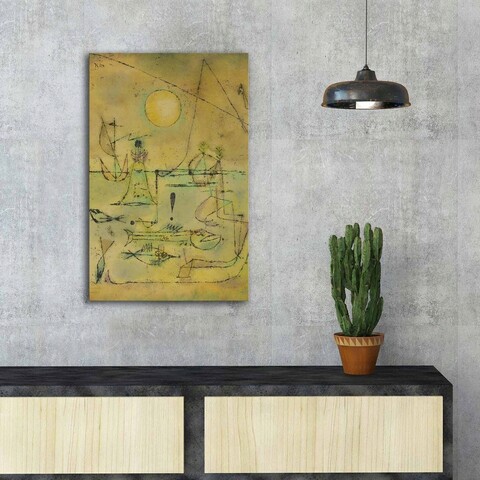 Tablou decorativ, FAMOUSART-087, 100% SUEDE CANVAS / Size: 45 x 70 cm / Frame: 100% Wooden (Thickness: 3 cm), Multicolor