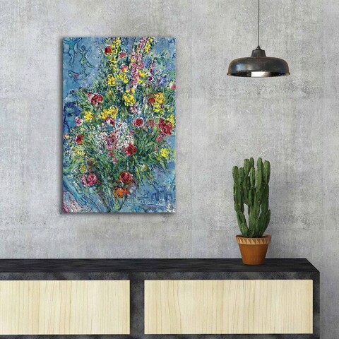 Tablou decorativ, FAMOUSART-088, Dimensiune: 45 x 70 cm, Multicolor