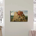 Tablou decorativ, FAMOUSART-09, 100% SUEDE CANVAS / Size: 45 x 70 cm / Frame: 100% Wooden (Thickness: 3 cm), Multicolor