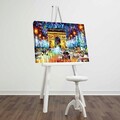 Tablou decorativ, FAMOUSART-090, 100% SUEDE CANVAS / Size: 45 x 70 cm / Frame: 100% Wooden (Thickness: 3 cm), Multicolor