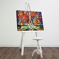 Tablou decorativ, FAMOUSART-091, 100% SUEDE CANVAS / Size: 45 x 70 cm / Frame: 100% Wooden (Thickness: 3 cm), Multicolor