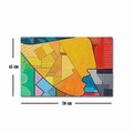 Tablou decorativ, FAMOUSART-095, Dimensiune: 45 x 70 cm, Multicolor