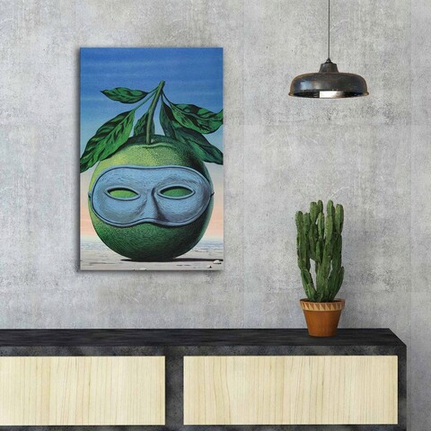Tablou decorativ, FAMOUSART-098, 100% SUEDE CANVAS / Size: 45 x 70 cm / Frame: 100% Wooden (Thickness: 3 cm), Multicolor