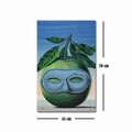Tablou decorativ, FAMOUSART-098, 100% SUEDE CANVAS / Size: 45 x 70 cm / Frame: 100% Wooden (Thickness: 3 cm), Multicolor