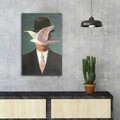 Tablou decorativ, FAMOUSART-099, 100% SUEDE CANVAS / Size: 45 x 70 cm / Frame: 100% Wooden (Thickness: 3 cm), Multicolor