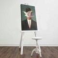 Tablou decorativ, FAMOUSART-099, 100% SUEDE CANVAS / Size: 45 x 70 cm / Frame: 100% Wooden (Thickness: 3 cm), Multicolor