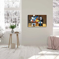Tablou decorativ, FAMOUSART-10, 100% SUEDE CANVAS / Size: 45 x 70 cm / Frame: 100% Wooden (Thickness: 3 cm), Multicolor