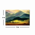 Tablou decorativ, FAMOUSART-100, 100% SUEDE CANVAS / Size: 45 x 70 cm / Frame: 100% Wooden (Thickness: 3 cm), Multicolor