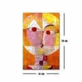 Tablou decorativ, FAMOUSART-103, 100% SUEDE CANVAS / Size: 45 x 70 cm / Frame: 100% Wooden (Thickness: 3 cm), Multicolor