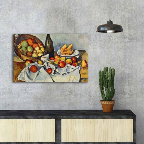 Tablou decorativ, FAMOUSART-104, 100% SUEDE CANVAS / Size: 45 x 70 cm / Frame: 100% Wooden (Thickness: 3 cm), Multicolor