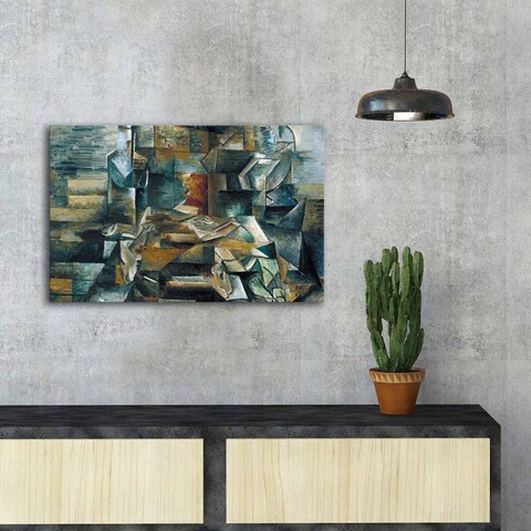 Tablou decorativ, FAMOUSART-105, Dimensiune: 45 x 70 cm, Multicolor