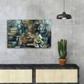 Tablou decorativ, FAMOUSART-105, Dimensiune: 45 x 70 cm, Multicolor