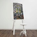 Tablou decorativ, FAMOUSART-106, 100% SUEDE CANVAS / Size: 45 x 70 cm / Frame: 100% Wooden (Thickness: 3 cm), Multicolor