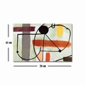 Tablou decorativ, FAMOUSART-109, 100% SUEDE CANVAS / Size: 45 x 70 cm / Frame: 100% Wooden (Thickness: 3 cm), Multicolor