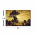 Tablou decorativ, FAMOUSART-110, 100% SUEDE CANVAS / Size: 45 x 70 cm / Frame: 100% Wooden (Thickness: 3 cm), Multicolor