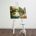 Tablou decorativ, FAMOUSART-116, 100% SUEDE CANVAS / Size: 45 x 70 cm / Frame: 100% Wooden (Thickness: 3 cm), Multicolor