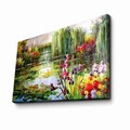Tablou decorativ, FAMOUSART-116, 100% SUEDE CANVAS / Size: 45 x 70 cm / Frame: 100% Wooden (Thickness: 3 cm), Multicolor