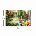 Tablou decorativ, FAMOUSART-116, 100% SUEDE CANVAS / Size: 45 x 70 cm / Frame: 100% Wooden (Thickness: 3 cm), Multicolor