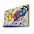 Tablou decorativ, FAMOUSART-117, 100% SUEDE CANVAS / Size: 45 x 70 cm / Frame: 100% Wooden (Thickness: 3 cm), Multicolor