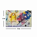 Tablou decorativ, FAMOUSART-117, 100% SUEDE CANVAS / Size: 45 x 70 cm / Frame: 100% Wooden (Thickness: 3 cm), Multicolor