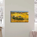 Tablou decorativ, FAMOUSART-12, 100% SUEDE CANVAS / Size: 45 x 70 cm / Frame: 100% Wooden (Thickness: 3 cm), Multicolor
