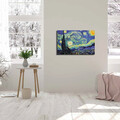 Tablou decorativ, FAMOUSART-13, 100% SUEDE CANVAS / Size: 45 x 70 cm / Frame: 100% Wooden (Thickness: 3 cm), Multicolor