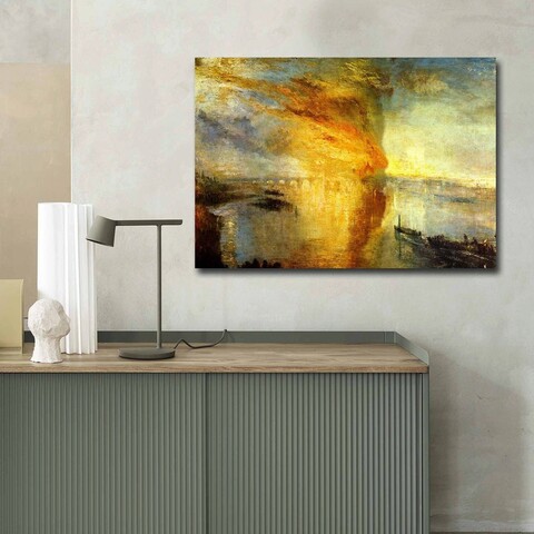 Tablou decorativ, 70100FAMOUSART-004, PÂNZĂ 100% PIELE ÎNTOARSĂ / Dimensiune: 70 x 100 cm / Rama: 100% Lemn (Grosime: 3 cm), Multicolor