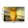Tablou decorativ, 70100FAMOUSART-004, PÂNZĂ 100% PIELE ÎNTOARSĂ / Dimensiune: 70 x 100 cm / Rama: 100% Lemn (Grosime: 3 cm), Multicolor