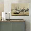 Tablou decorativ, 70100FAMOUSART-006, PÂNZĂ 100% PIELE ÎNTOARSĂ / Dimensiune: 70 x 100 cm / Rama: 100% Lemn (Grosime: 3 cm), Multicolor