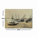 Tablou decorativ, 70100FAMOUSART-006, PÂNZĂ 100% PIELE ÎNTOARSĂ / Dimensiune: 70 x 100 cm / Rama: 100% Lemn (Grosime: 3 cm), Multicolor