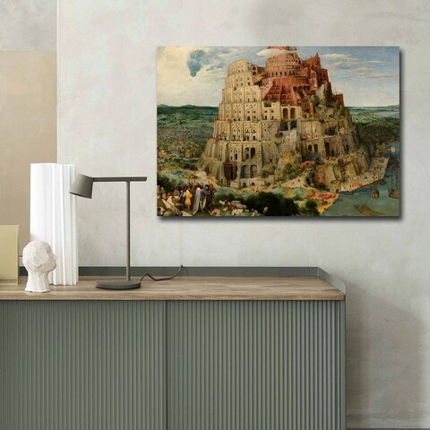 Tablou decorativ, 70100FAMOUSART-014, PÂNZĂ 100% PIELE ÎNTOARSĂ / Dimensiune: 70 x 100 cm / Rama: 100% Lemn (Grosime: 3 cm), Multicolor