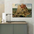 Tablou decorativ, 70100FAMOUSART-014, PÂNZĂ 100% PIELE ÎNTOARSĂ / Dimensiune: 70 x 100 cm / Rama: 100% Lemn (Grosime: 3 cm), Multicolor